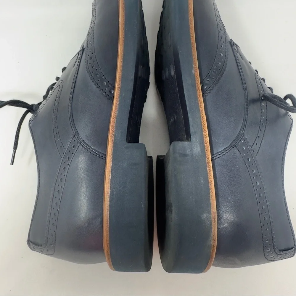 Tod’s Leather Oxford Lace Up Shoes Black